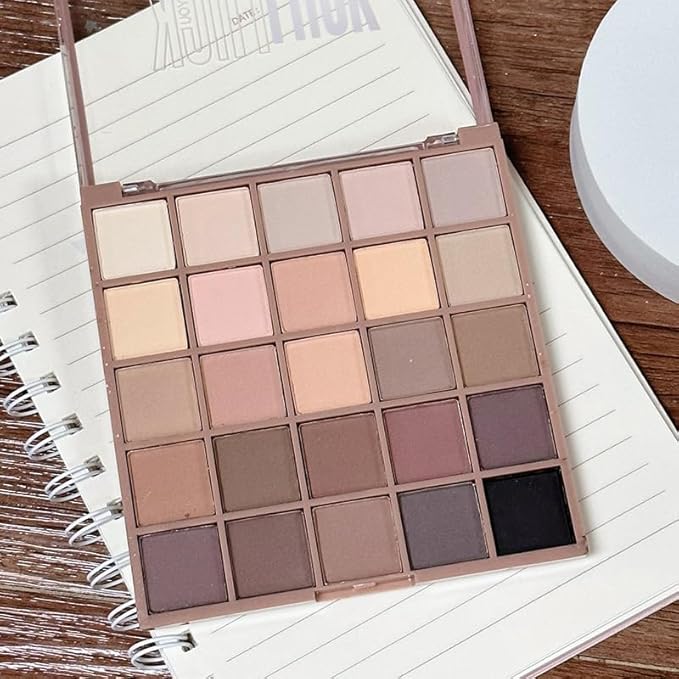 Matte Eyeshadow Eye Shadow Palette Makeup,Matte Naked, Ultra-Blendable, Naturing-Looking, Long Lasting, Neutral Nudes EyeShadow (25 Colors Matte Naked)