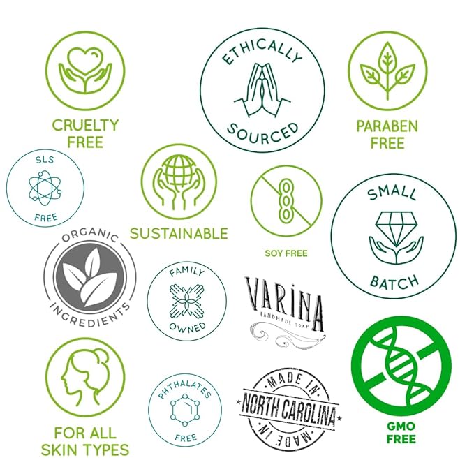 Patchouli Soap Variety - 5 Pack - Gentle Cleansing for Sensitive Skin, Earthy Scents Handmade Soap