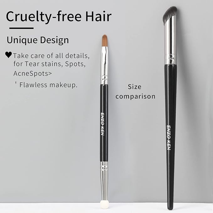 Small Concealer Brush Under Eye Sponge, Small Makeup Brush, Flat Concealer Brushes, Lipstick Brush, Lip Brushes, Flat Makeup Brush, Mini Under Eye Concealer Brush, Concealer Blending.