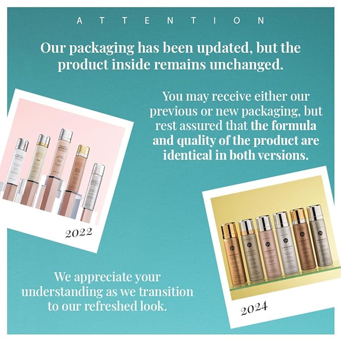 MagicMinerals AirBrush Foundation Set by Jerome Alexander – 3pc Set Includes Primer, Foundation and Kabuki Brush - Spray Makeup with Anti-aging Ingredients for Smooth Radiant Skin (Medium)