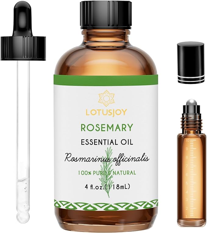 Rosemary Oil for Hair Growth - 100% Natural Aromatherapy Oil for Beauty DIY Home Care - 100% Pure Rosemary Essential Oil 4 Oz