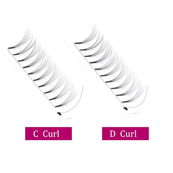 Premade Lash Fans Short Stem Volume Lash Extensions Premade Fans Eyelash Extensions 3D 4D 5D 6D Premade Lash Extensions Fans 0.07 0.10 8-20mm Available (5D-0.10C, 15mm)