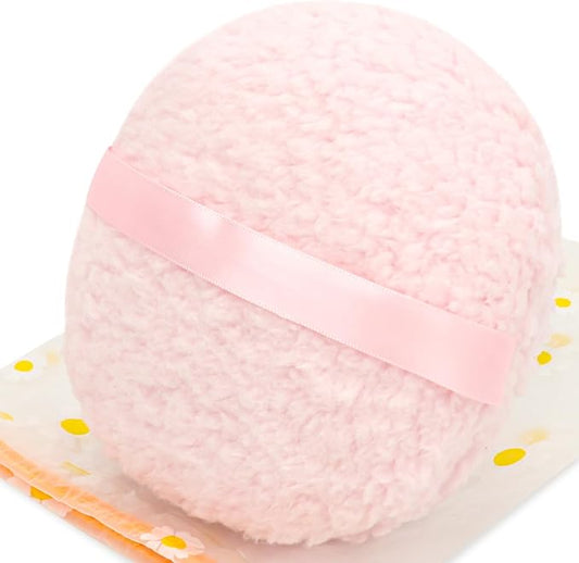 WSYUB Powder Puff,Powder Puffs for Body Powder, Oversize（6’’ x3’’) Body Powder Puffs,Extra-large Dust Puff