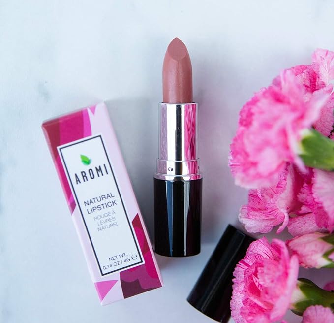 Aromi Berry Nice Natural Lipstick | Vegan, Cruelty-Free, Moisturizing, Cream Finish