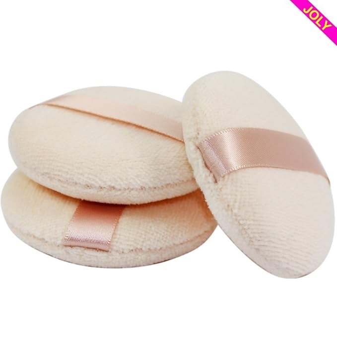 Powder Puff for Makeup Face Powder (3 Pieces)