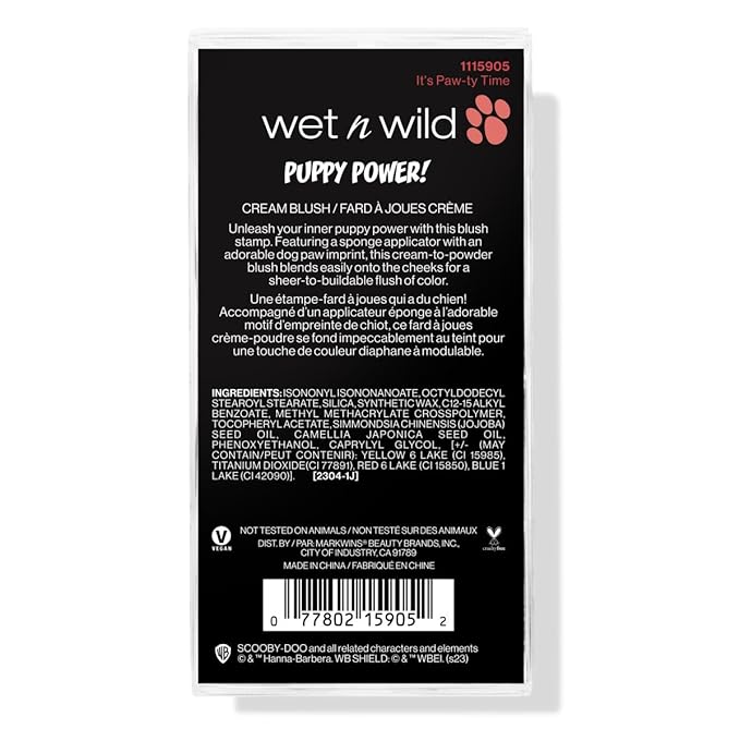 wet n wild Scooby Doo Collection Puppy Power! Cream Blush - It's Paw-ty Time