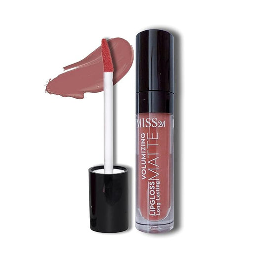 16-Hour Volumizing Matte Liquid Lipstick with Non-Drying, Waterproof Matte Liquid Lip Color: 126 Sleepy Peach, 0.14 Fl Oz