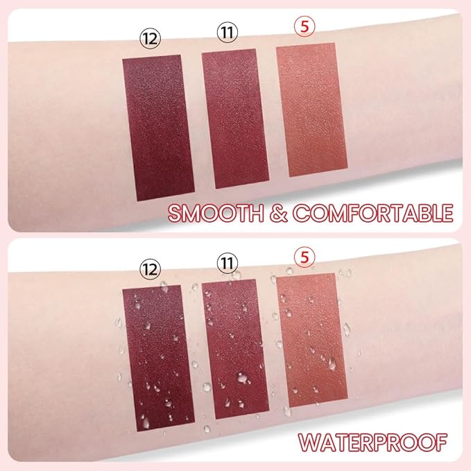 BINGBRUSH Crayon Matte Longwear Lipstick Pack Set,Moisture Smooth Color Stick Ultimate Lip Crayon for Makeup Collection - Waterproof Velvet Lipgloss (05#, 1 Count (Pack of 1))