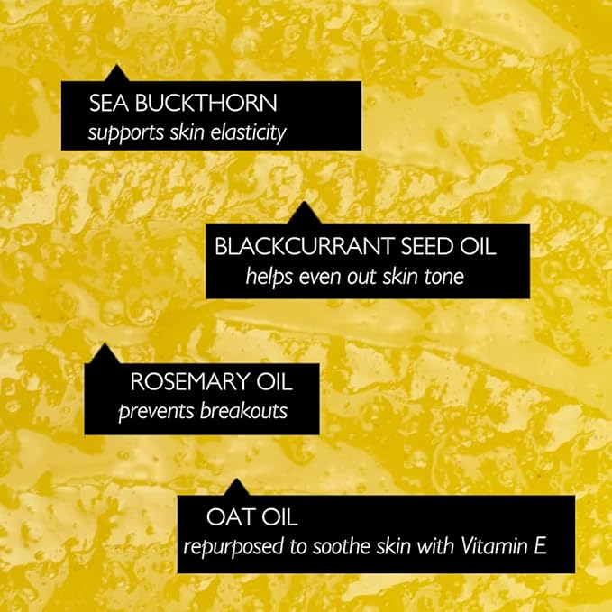 UPCIRCLE Cleansing Face Balm with Apricot 1.7oz - 100% Natural Cleanser To Remove Makeup, Including Waterproof Mascara + Clear Blackheads - Sea Buckthorn, Oat + Rosemary Oil - Vegan + Cruelty-Free