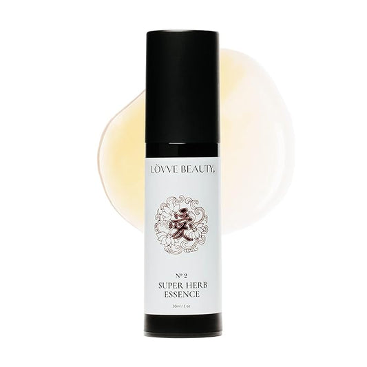 Super Herb Essence - Hydrating Face Moisturizer with Hyaluronic Acid & Rosehip Extract - Lightweight, Fast-Absorbing Serum-Essence Hybrid for Oily & Acne-Prone Skin - 1oz