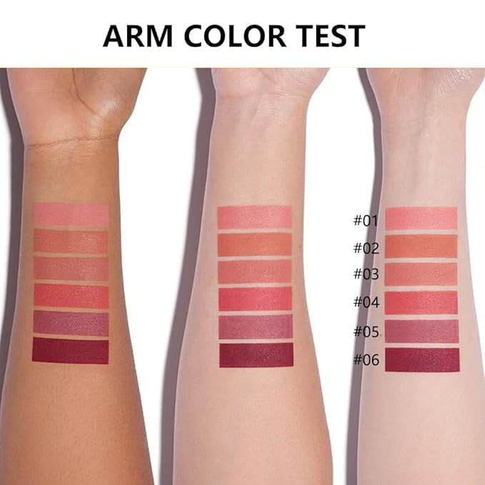 2Pcs Matte Lipstick Crayon Set for Women, Coral Pink Nude Pink 24 Hour Lipstick Lip Liner Pencil, Neutral Lip Stick Lipliner Long Lasting Waterproof Smudge Proof, Vegan & Cruelty-Free, 02+03