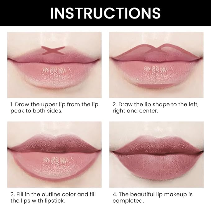 Kaely 2-in-1 Light Nude Beige Matte Lip Liner & Lipstick Combo Set Kit for Women, Magic Neutral Lipstick 24 Hours Original Lips Liner Pencil Stain Makeup Long Lasting Waterproof 23