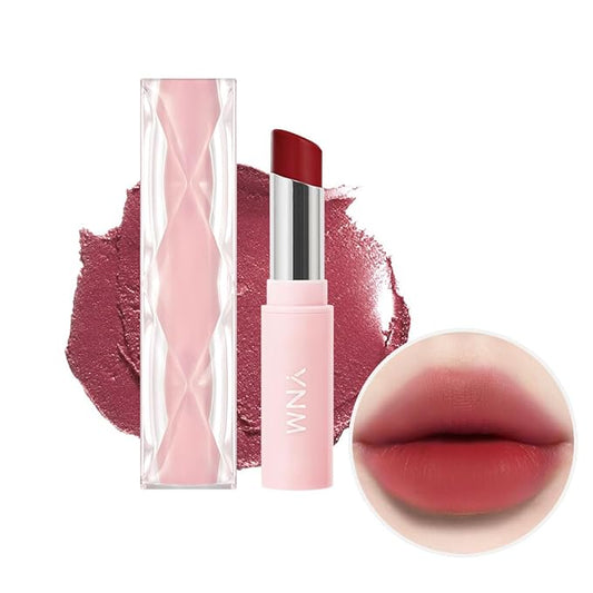 YNM Cream Matte Lipstick, Pigmented Long Lasting Velvet Finish, Creamy Soft Texture, Full Coverage, Lightweight, Moisturizing, Hydrating Lipstick for Women, PLUM MAUVE, 0.19 Fl Oz