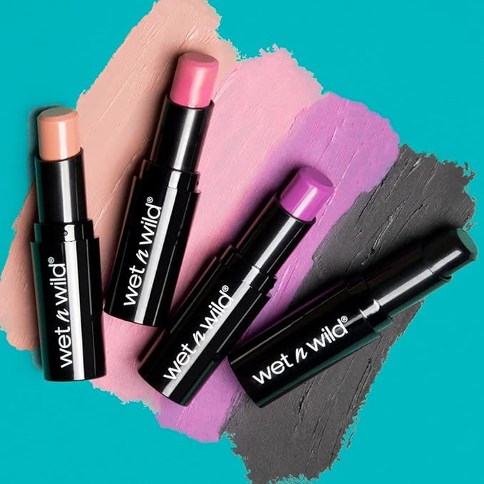 wet n wild Lipstick Perfect Pout Lipstick Red Ring Around The Rosy, Non-Tacky, Non-Sticky Long Lasting, Lip Color