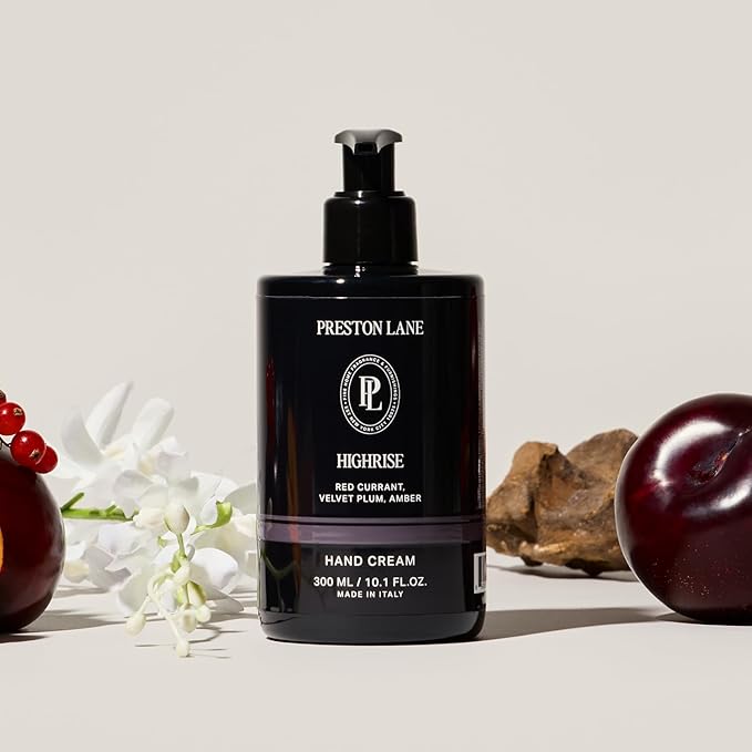 Preston Lane The Hand Cream, Non-Greasy Moisturizer, Nourishing, Essential Oils & Hyaluronic Acid