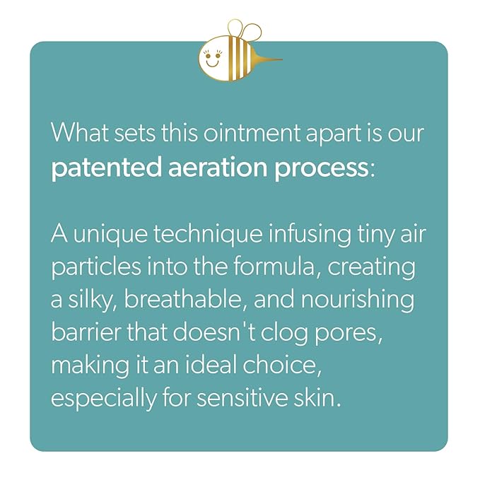 Waxelene Multipurpose Ointment Large Tube, Organic Aerated Balm the Petroleum Jelly Alternative Soothing Botanical Eczema Dry Skin Face Moisturizer