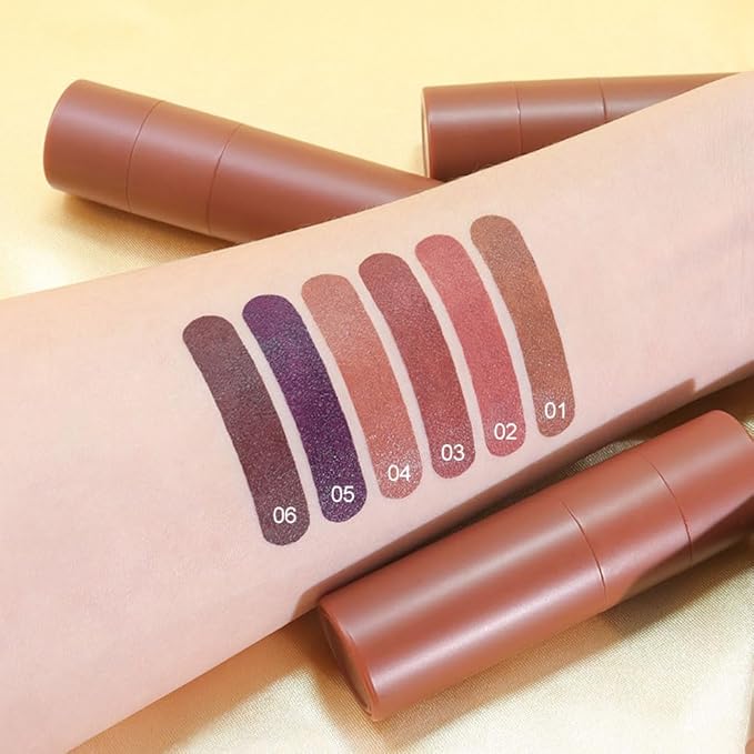 AMY'S DIARY Matte Crayon Lip Liner Lipstick Makeup, Precision Tip Matte Lip Crayon, Longwear Up To 24Hrs,Matt Lip Liner Make Up Smudge-Proof Lip Contour Waterproof for Women (Toffe, Regular)