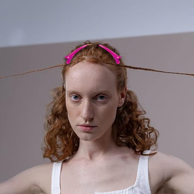 8 Pieces Styling Comb Set - Teasing Brush, Rat Tail Comb, Edge Brush for Slicking and Combing Hair for Women (Pink)