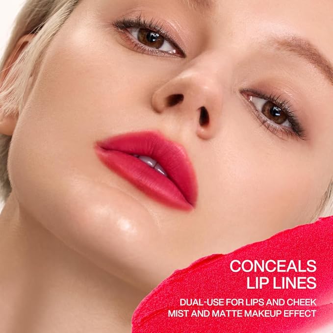 INTO YOU Matte Liquid Lipstick for Women, Canned Long Lasting Red Lipstick Waterproof with Lip Brush, No Transfer, High Pigmented with Lightweight Lip Mud Texture(PD01)