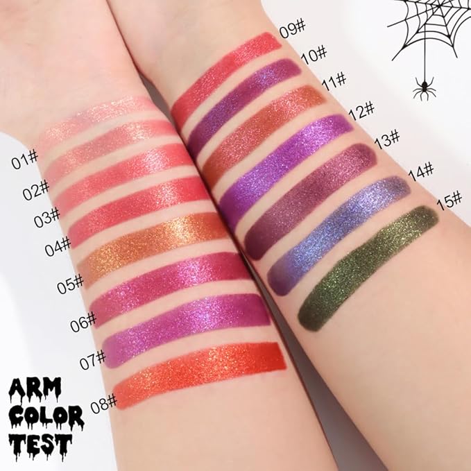 Nude Pink Metallic Lipstick for Women,Lightweight Non-Drying Shimmer Frosted Lipsticks,Glitter Lip Gloss Stain Long Lasting Waterproof No Smudge Proof No Transfer 12 Hour,Cruelty-Free Makeup