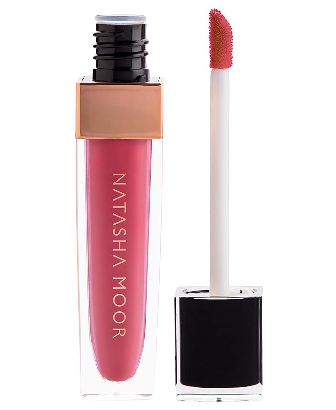 NATASHA MOOR: Molten Matte Liquid Lipstick - Long-Lasting, Hydrating, Matte Finish with Moisturizing Vitamin E - Waterproof, Kiss-Proof, Cruelty-Free - 12-Hour Stay Power - DREAMER