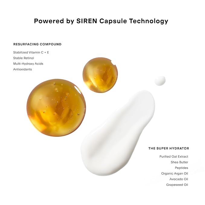 U Beauty - The U Beauty Duo - Resurfacing Compound & SUPER Hydrator Set - Vitamin C & E, Retinol, Hyaluronic Acid - Moisturizing Face Serum Duo for Smooth, Hydrated and Softer Skin, Set of 2 0.5 fl oz