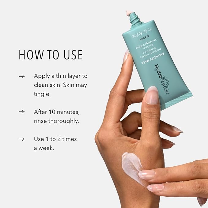 HydroPeptide Balancing Mask with Cranberry Pomegranate, 0.5 Fl Oz