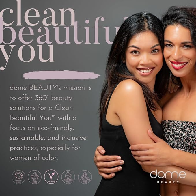 dome BEAUTY Diamond Eye Shadow - Vegan, Cruelty-Free Shimmer Eyeshadow, Easy-to-Blend Long-Lasting Eye Makeup, Paraben-Free, Sulfate-Free, Natural Metallic Eyeshadow - Pink Prism .07 oz