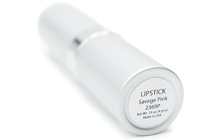 Savage Pink Pastel Bright Neon Bubblegum Lipstick Color Moisturizing Paraben Free, No Animal Testing & Cruelty Free Lip Makeup Color