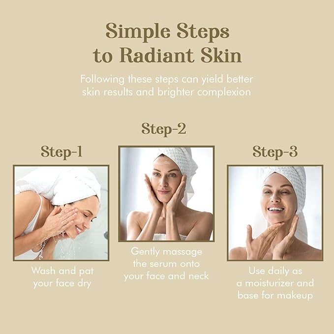 24K Gold & Collagen Serum - Anti-Aging, Skin Firming, Deep Moisturizing, Radiant Skin - Dermatologist Tested, Clean Beauty, Cruelty-Free Korean Skin Care for All Skin Types - 2 fl. oz