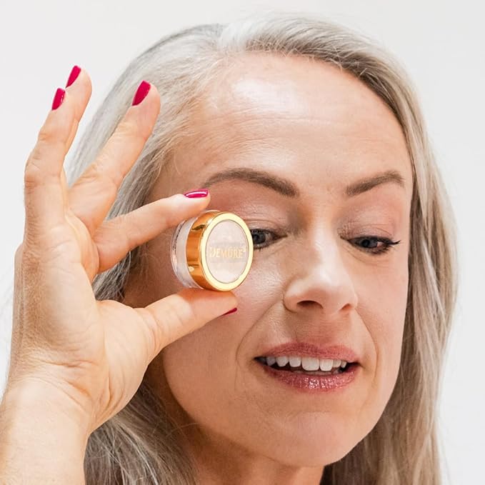 Demure Mineral Make Up (Snowflake) Eye Shadow, Shimmer Loose Powder, Professional Makeup