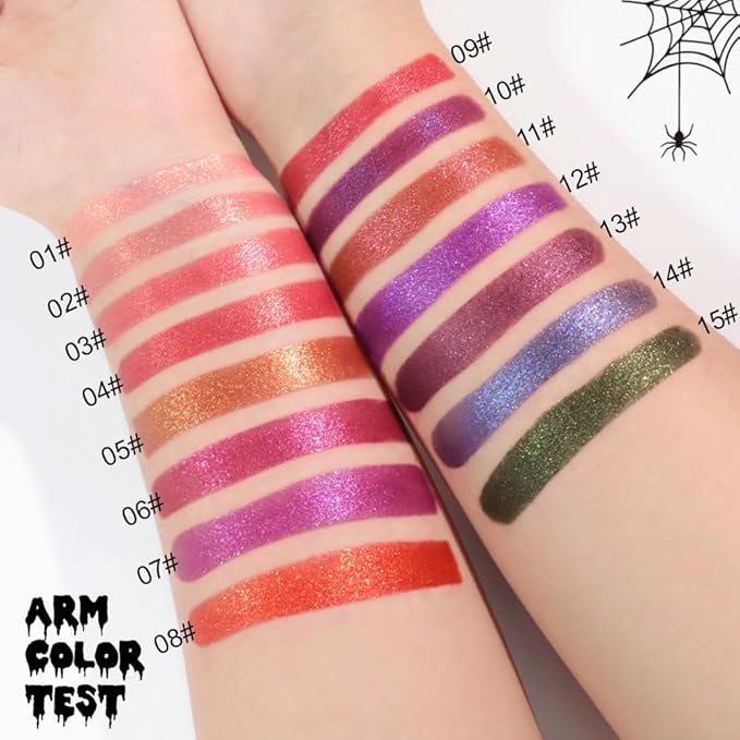 Purple Brown Metallic Lipstick for Women,Lightweight Non-Drying Shimmer Frosted Lipsticks,Glitter Lip Gloss Stain Long Lasting Waterproof No Smudge Proof No Transfer 12 Hour,Cruelty-Free Makeup