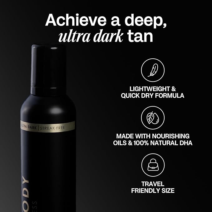 Bali Body 1 Hour Express Self Tan - Ultra Dark, Quick Drying Tanning Foam, Streak-Free Customizable Tanner | Suitable for All Skin Types, Vegan, Cruelty Free and Australian Made (127 ml/4.05 fl oz)