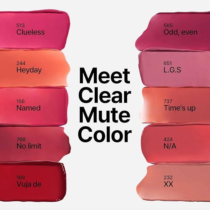 Unseen Mirror Lip Tint, High-Gloss, Non-Sticky, Long-Lasting Stain, Blendablem, Clear Shades 3.5g (Heyday, 1 OZ)