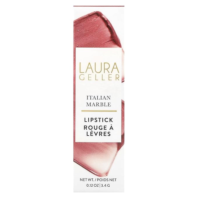 LAURA GELLER NEW YORK Italian Marble Sheer Lipstick - Honey Bun - Hydrating & Lightweight - Vitamin E & Caster Seed Oil - Cream Finish