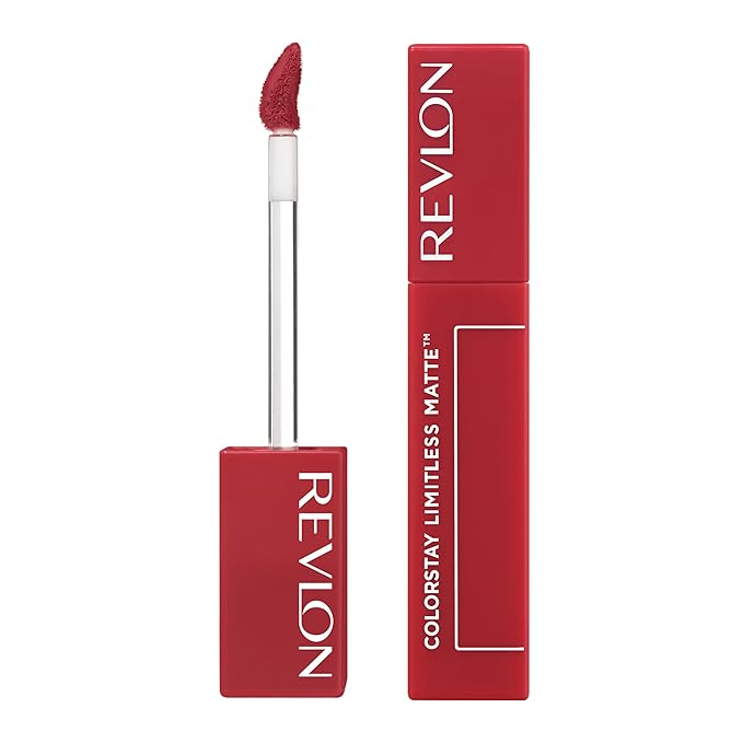 Revlon ColorStay Limitless Matte Liquid Lipstick, Vegan Formula, No-Budge, Longwear Lip Color, Long Lasting, Lightweight/Comfortable, Waterproof, 014 Dream Job, 0.17 fl oz