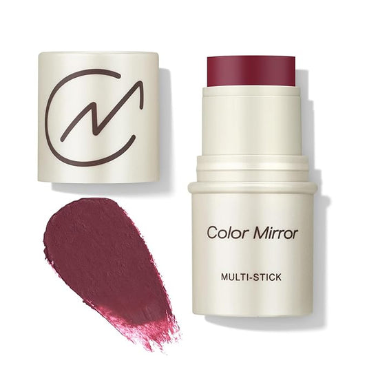 Multi-Use Makeup Stick - Blush, Lipstick, Eyeshadow & Highlighter For All Skin, Buildable Color, Long-Lasting, Lightweight, Natural Soft Finish(41 Red Berry Matte), 0.158 oz