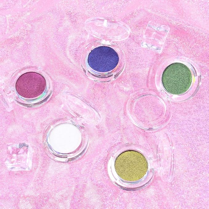 evpct Wine Red Gold Shimmer Glitter Sparkle Chameleon Duo Chrome Multichrome Gothic Iridescent festival Eyeshadow Palette, Single Eye Shadow Palette Makeup for Older Women, Glitter Eyeshadow Stick