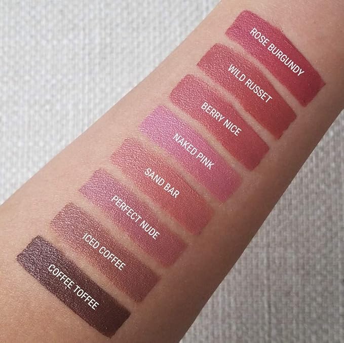 Aromi Natural Lipstick | Vegan Makeup, Cruelty-free Beauty, Dye-free Lipstick, Rosy Lip, Mother's Day Gift Idea (Rose Burgundy)