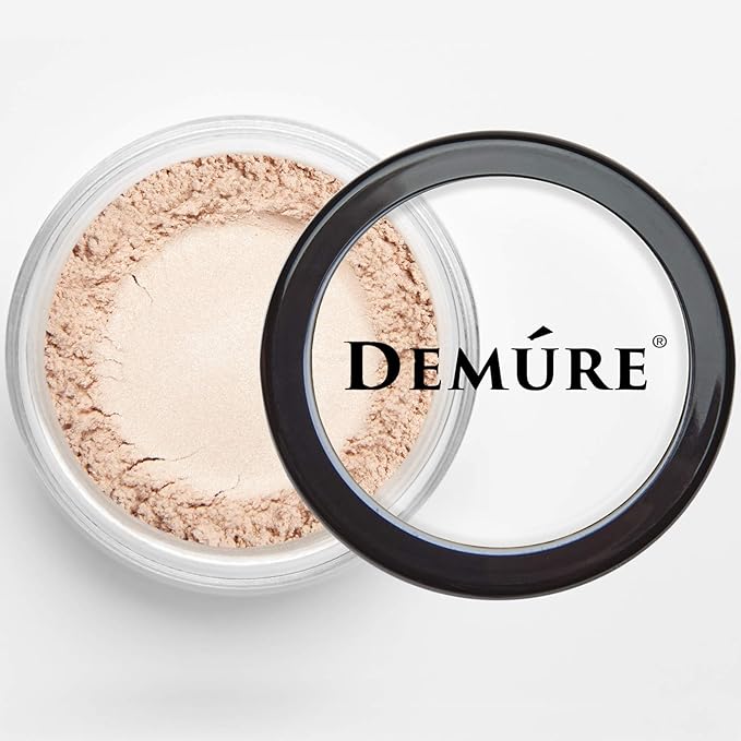 Demure Mineral Make Up (Naked Glow) Eye Shadow, Shimmer Eyeshadow, Loose Powder, Glitter Eyeshadow, Eye Makeup, Professional Makeup