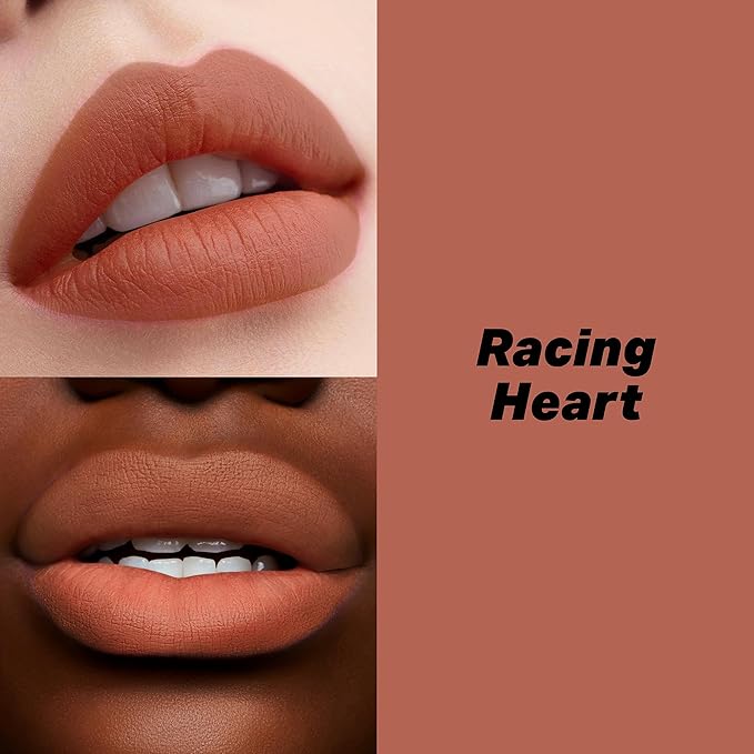 16-Hour Volumizing Matte Liquid Lipstick with Non-Drying, Waterproof Matte Liquid Lip Color: 131 Racing Heart, 0.14 Fl Oz
