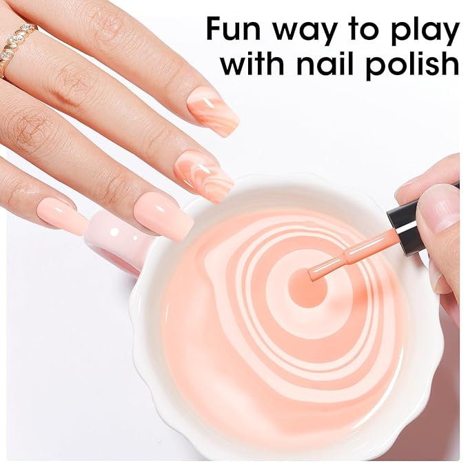 GELLEN Spring Summer Regular Nail Polish Non Gel, Fast Air Drying Traditional Nail Polish No UV Light Needed, Nude Green Set for Women Manicure Home Salon St. Patricks Day, Hema Free, 10ml