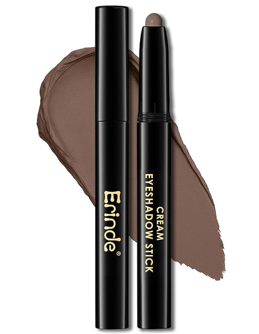 Erinde Waterproof Eyeshadow Stick, Cream Eye Shadow Stick, Long-Lasting, Crease-Proof, Cream to Powder Buildable & Blendable Eye Shadow Pencils Crayon, Vegan & Cruelty-Free, 14 Stone