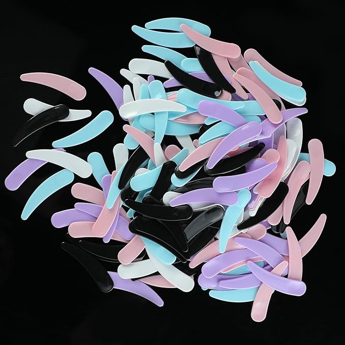 200 Pack Small Cosmetic Spatulas Mini Makeup Spatula Disposable Plastic Spatula Facial Skincare Face Mask Spatula (Multi-colored)