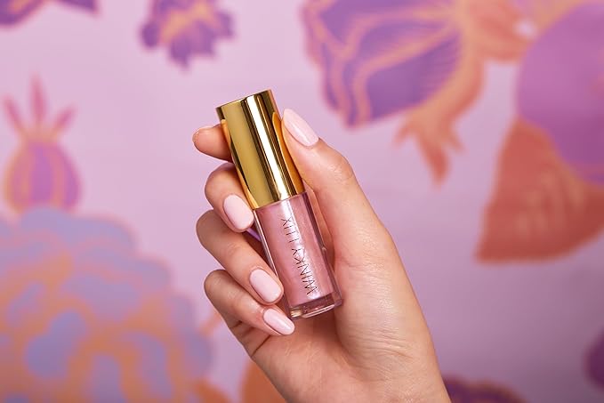 Winky Lux Birthday Cake Barely There Sheer Tinted Lip Oil – Hydrating, Shimmery Gloss, Non-Sticky, Long-Lasting Balm with Jojoba Oil & Vanilla Scent