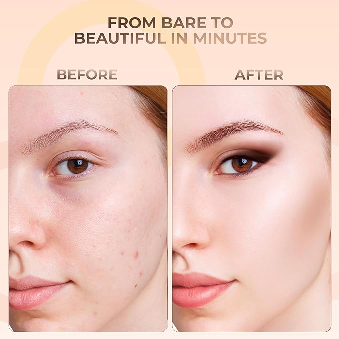 Pink Bisque Shade Foundation (20g Full Size Sifter Jar) Matte Mineral Makeup Loose Powder Foundation – Full Coverage, Natural Finish, Noncomedogenic, SPF 30