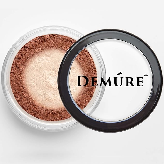 Demure Mineral Make Up Eye Shadow (Chocolate Frost), Shimmer Eyeshadow, Loose Powder, Glitter Eyeshadow, Eye Makeup, Professional Makeup