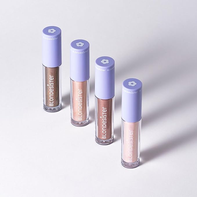 Gloweye Liquid Eyeshadow - Highly Pigmented Shimmer Eyeshadow - Intense Color Payoff and Long-Lasting Wear - 04 Rose Quartz - 0.084 oz