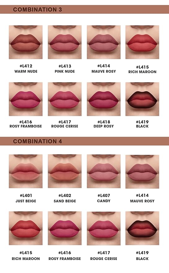 8pcs Nude Lip Liner Makeup Set - Waterproof & Smudge-Proof Matte Pencil, Long-Lasting & Durable, Smooth & Easy Glide, Non-Smudge, Contouring, Filling & Layering (Set 4, 8 Count (Pack of 1))