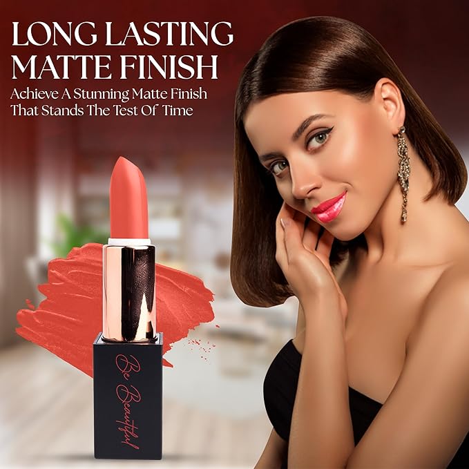 lipstick provides smooth application, hydration and moisture to the lips with long lasting wear, non-sticky, glides on,provides maximum color organic shea butter coral